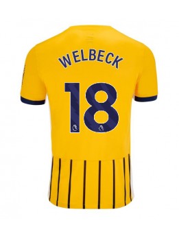 Muži Futbalové oblečenie Brighton Danny Welbeck #18 2025-26 Krátky Rukáv - Tretina